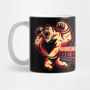 Siberian Bear Wrestling Mug